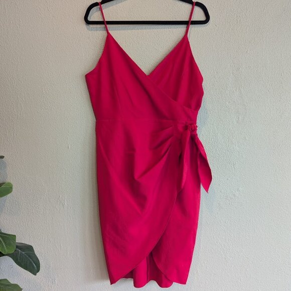 BCBGeneration * Women's Faux-Wrap High-Low Dress * Size 10 - Picture 3 of 7